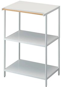 Scaffale bianco opaco in acciaio 60x90x46,5 cm Tower – YAMAZAKI