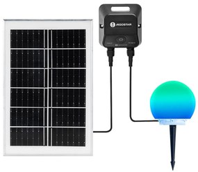 Aigostar LED RGB Lampada esterna dimmerabile MESH 20 W/3,7 V 4000 mAh 2700-6500 K IP65 Ø 20 cm