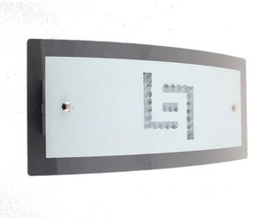 Applique LED neoclassico Teo bianco,