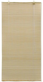 Tende a Rullo in Bambù Naturale 100x160 cm