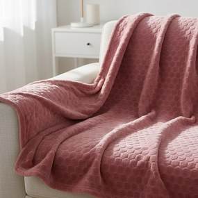 Coperta 150x210 cm malva motivo 3D Flannel