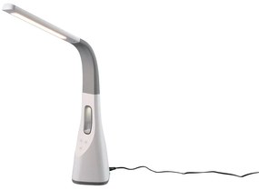 Lampada da tavolo LED moderno Vento bianco, luce calda 300 LUMEN
