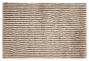 ferm LIVING - Kami Knotted Rug 120x180 Off-white/Coffee ferm LIVING