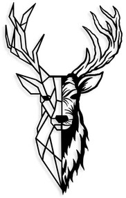 Decorazione da muro 42x70 cm cervo metallo