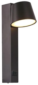 Luce Spot da parete a LED con porta USB LED/8W/230V 3000K