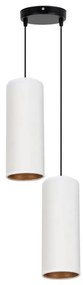 Lampadario a cavo AVALO 2xE27/60W/230V Ø20 cm bianco/rame