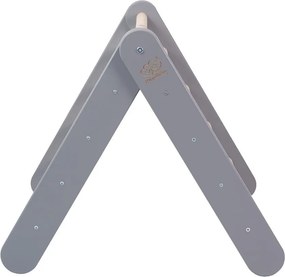 Pikler triangolo montessori grigio in pino massiccio 46x87x60 cm Montessori – Meowbaby