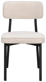 Sedie da pranzo color crema in set di 2 Paisley - Rowico