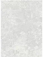 Coordonne Carta da parati panoramica Urban Map - White