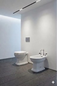 Bidet distanziato IMPERO OLYMPIA CERAMICA L 39 x H 40 x P 39 cm bianco lucido