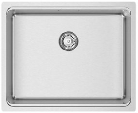 Lavello 1 vasca RODI Una 50 inox L 44 x L 54 x P 20 cm argento