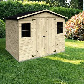 Casetta da giardino DECOR ET JARDIN Bouganville in legno con porta battente semplice, superficie interna 4.32 m² e spessore parete 12 mm