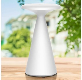 Lampada da tavolo dimmerabile PAROS LED/1,8W/5V USB 1800mAh IP44 bianca