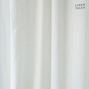 Tenda di lino bianca con passanti Night Time, 250 x 140 cm White - Linen Tales