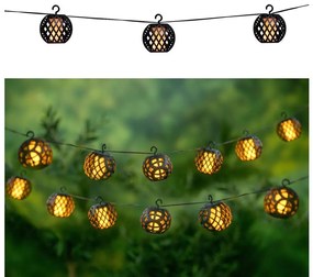 Catena LED solare 3,8m 8xLED/1,2V