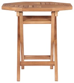 Tavolo da giardino pieghevole 45x45x45 cm in legno di teak