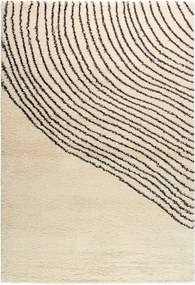 Tappeto nero/beige 120x180 cm Coastalina – Universal