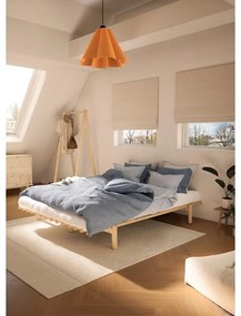 Letto matrimoniale in legno di pino con griglia 140x200 cm Pace - Karup Design