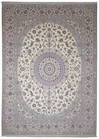 Nain Tappeto 310 x 420 Beige (Iran) Annodato A Mano