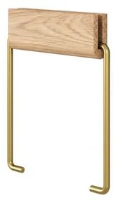 Moebe - Toilet Roll Holder Oak/Brass Moebe