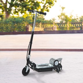 Monopattino Elettrico per Bambini 120W Pieghevole con Freno e Cavalletto Nero...