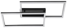 Brilliant - Plafoniera LED JORVIC LED/21W/230V 29x60 cm nera