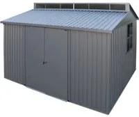 Casetta in Alluminio Alu 10'x8' Duramax 323 x 232 x 235 cm colore grigio