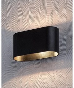 Rabalux 7023 - Applique KAUNAS 1xG9/10W/230V nera