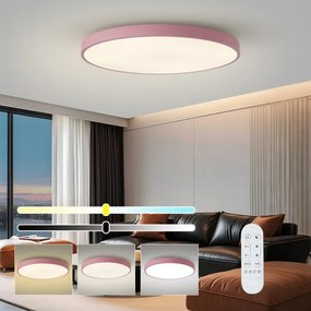 Brilagi-LED Lampada dimmerabile POOL SMART LED/128W/230V 100 cm Wi-Fi Tuya+telecomando rosa
