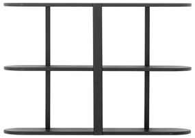 Mensola nera con ripiani multipli 80 cm Vicente – Bloomingville