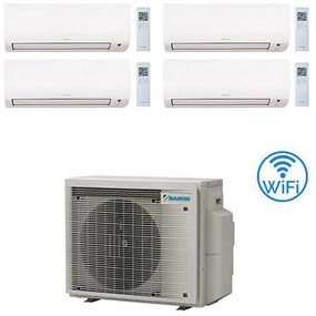 Daikin - Climatizzatore garanzia italia Comfora wifi incluso Quadri Split Inverter 7000 + 7000 + 9000 + 9000 btu con u.e. 4MXM68A9 Classe a+++/a++