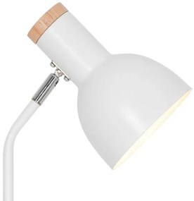 Nordlux - Lampada da tavolo DEVONE 1xE27/15W/230V bianca