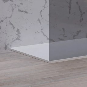 Doccia walkin 140 cm vetro fume profilo cromato | KW1000FC - KAMALU