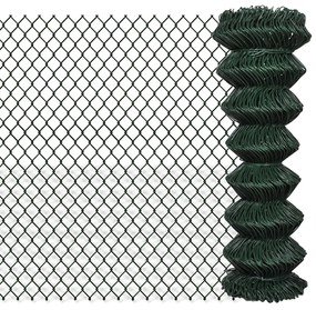 Recinzione A Rete İn Acciaio 1,25x25 M Verde /