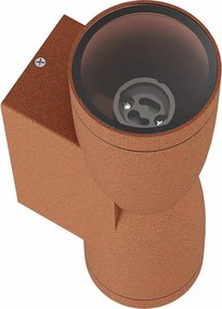 Applique Conica a Clessidra Bidirezionale IP65 GU10 - Corten
