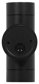 Applique Cilindrica Bidirezionale IP65 GU10 Nero Colore Nero