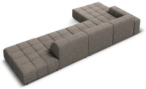 Divano angolare in grigio scuro (con penisola a sinistra) Chicago – Cosmopolitan Design