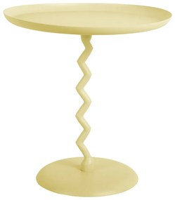 Tavolino rotondo in metallo ø 40 cm Zig Zag – Leitmotiv