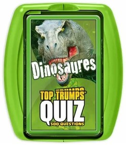 Gioco di domande e risposte Top Trumps Quiz Dinosaures