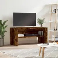 Mobile Porta TV Rovere Fumo 80x40x40 cm in Legno Multistratocod mxl 134736