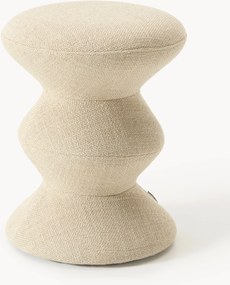 Pouf rotondo imbottito Zig Zag