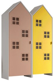 Armadio per bambini giallo-rosa 115x171,5 cm CASAMI BRUGES - Vipack