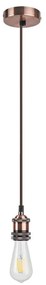Rabalux 1417 - Lampada a sospensione FIXY E27/40W bronzo