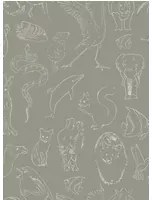 Coordonne Carta da parati Zoology - Stone
