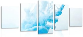 Quadri 5 pezzi – Inchiostro blu nell'acqua