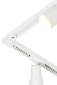 Sistema di illuminazione a binario moderno con 5 faretti bianco 1-Fase - Iconic Kohua