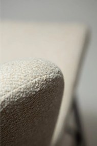 Sgabello da bar color crema imbottito (altezza della seduta 67,5 cm) Glam – DAN-FORM Denmark