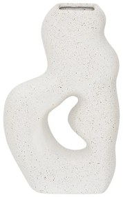 Tikamoon - Vaso bianco in ceramica Somme