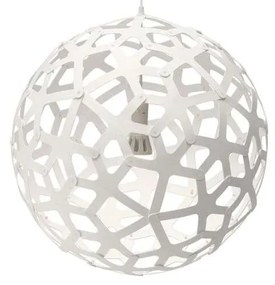 David Trubridge - Coral Lampada a Sospensione Ø80 Bianco 2 Lati David Trubridge