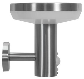 Applique da parete Solare con Sensore Movimento IP54 Acciaio Colore Bianco Naturale 4.000K